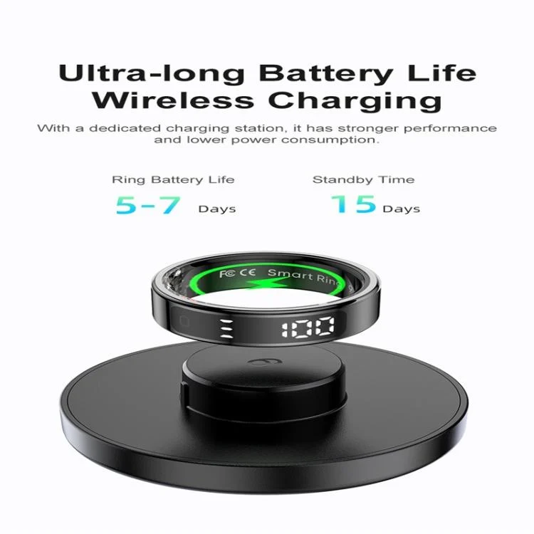 SYA0028038_B6.webp R11 SIZE 12 Smart Ring, Support Heart Rate / Blood Oxygen / Sleep / Multiple Sports Modes - Image 7