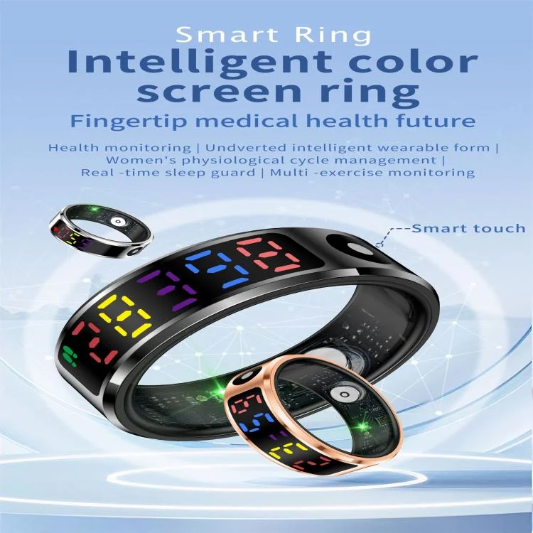 SYA0028042_B1.webp R12 SIZE 10 Smart Ring, Support Heart Rate / Blood Oxygen / Sleep / Multiple Sports Modes - Image 2