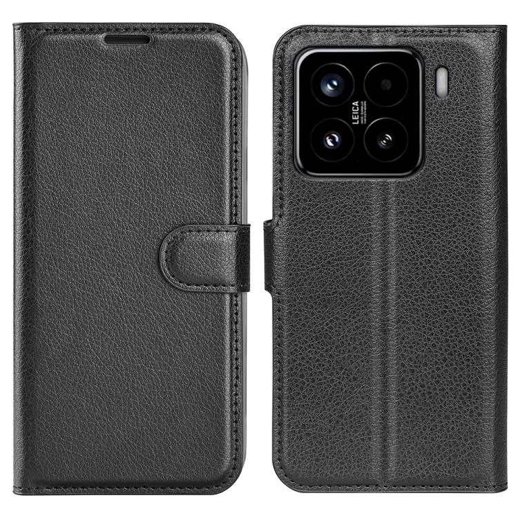 Litchi Texture Horizontal Flip Leather Phone Case with Holder, For Xiaomi 15, For Xiaomi Redmi Note 14 5G