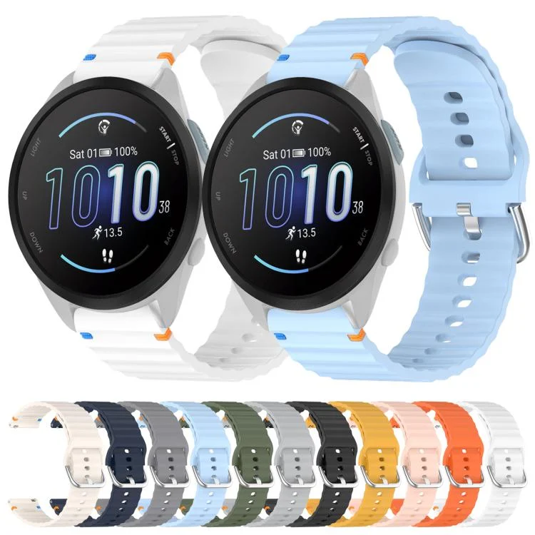 SYA0028070_B1.webp Wavy Grain Stitched 20mm Silicone Watch Band - Image 2