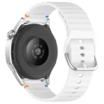 Wavy Grain Stitched 20mm Silicone Watch Band - Image 7