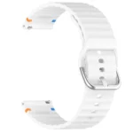 Wavy Grain Stitched 20mm Silicone Watch Band - Image 8