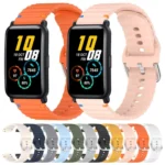 Wavy Grain Stitched 20mm Silicone Watch Band - Image 2