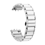 Butterfly Buckle Ceramic White Metal Watch Band - Image 5