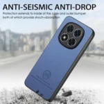 Twill Fabric Leather Skin Back Phone Case, For Redmi Note 14 Pro 5G, For Xiaomi 14T - Image 5