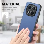 Twill Fabric Leather Skin Back Phone Case, For Redmi Note 14 Pro 5G, For Xiaomi 14T - Image 7