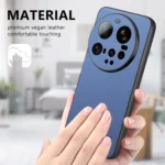 Twill Fabric Leather Skin Back Phone Case, For Xiaomi 15 Ultra, For Redmi Turbo 4 Pro - Image 7