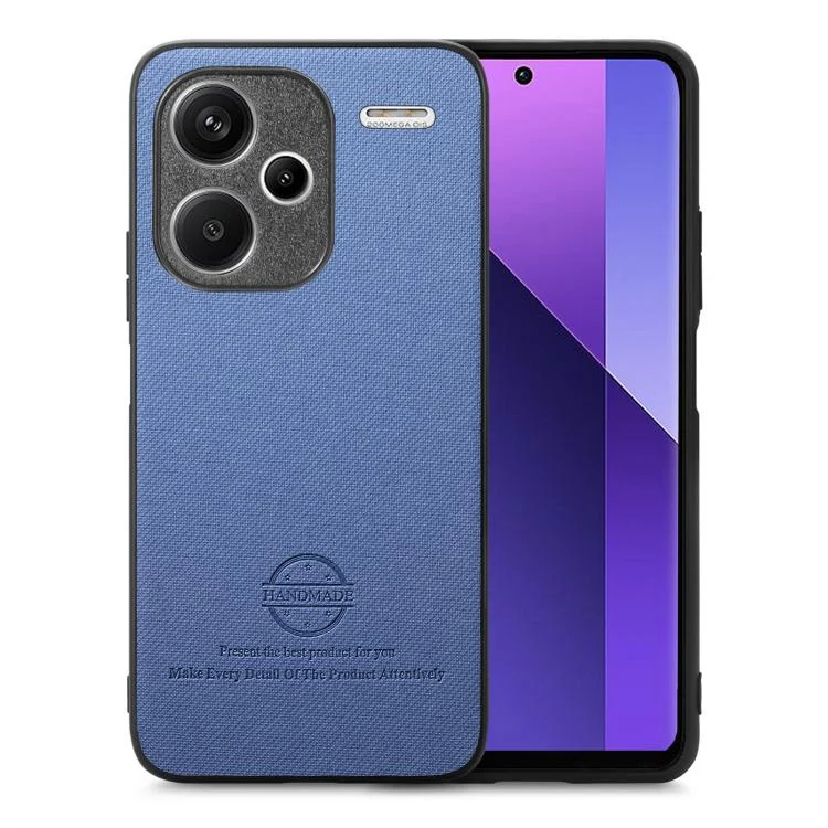Twill Fabric Leather Skin Back Phone Case, For Redmi Note 13 Pro+, For Xiaomi 13T