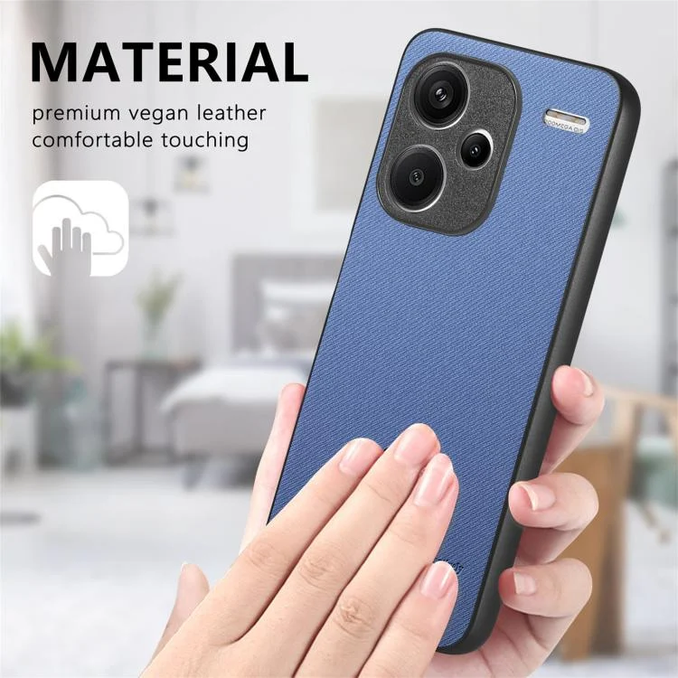 SYA002810912A_5.webp Twill Fabric Leather Skin Back Phone Case, For Redmi Note 13 Pro+, For Xiaomi 13T - Image 7