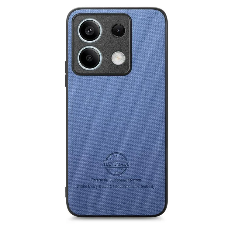 SYA002810916A_1.webp Twill Fabric Leather Skin Back Phone Case, For Redmi Note 13 5G, For Redmi 13C - Image 3