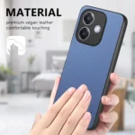 Twill Fabric Leather Skin Back Phone Case, For OPPO A3X 4G, For OPPO Find X8 Pro - Image 7