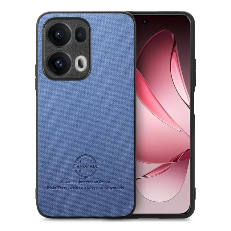 Twill Fabric Leather Skin Back Phone Case, For OPPO Reno13 Pro Global, For OPPO Reno13 Global