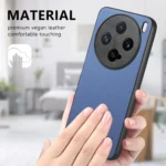 Twill Fabric Leather Skin Back Phone Case, For vivo X200 Pro mini, For vivo Y300+ - Image 7