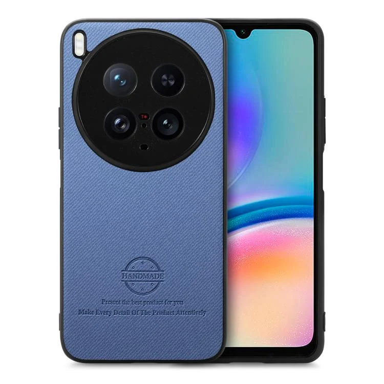 Twill Fabric Leather Skin Back Phone Case, For vivo X200 Ultra, For vivo X200