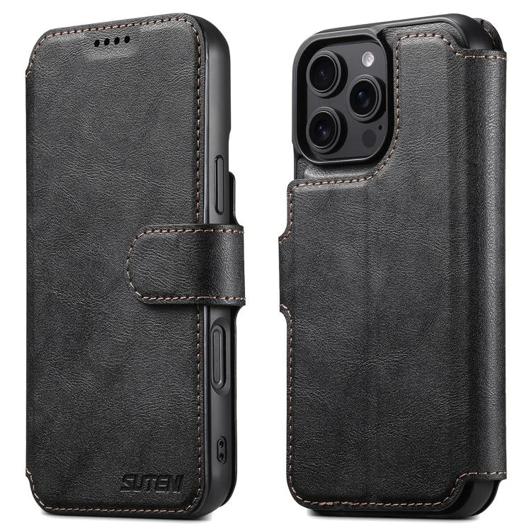 Suteni Q05 2-in-1 Multi-function Detachable Wallet MagSafe Phone Case, For iPhone 16 Pro Max, For iPhone 16 Pro, For iPhone 16 Plus, For iPhone 16, For iPhone 15 Pro Max, For iPhone 15 Pro