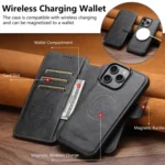 Suteni Q05 2-in-1 Multi-function Detachable Wallet MagSafe Phone Case, For iPhone 15 Plus, For iPhone 15, For iPhone 14 Plus, For iPhone 14, For iPhone 14 Pro, For iPhone 14 Pro Max - Image 4