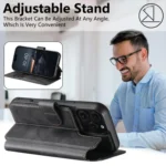 Suteni Q05 2-in-1 Multi-function Detachable Wallet MagSafe Phone Case, For iPhone 15 Plus, For iPhone 15, For iPhone 14 Plus, For iPhone 14, For iPhone 14 Pro, For iPhone 14 Pro Max - Image 5