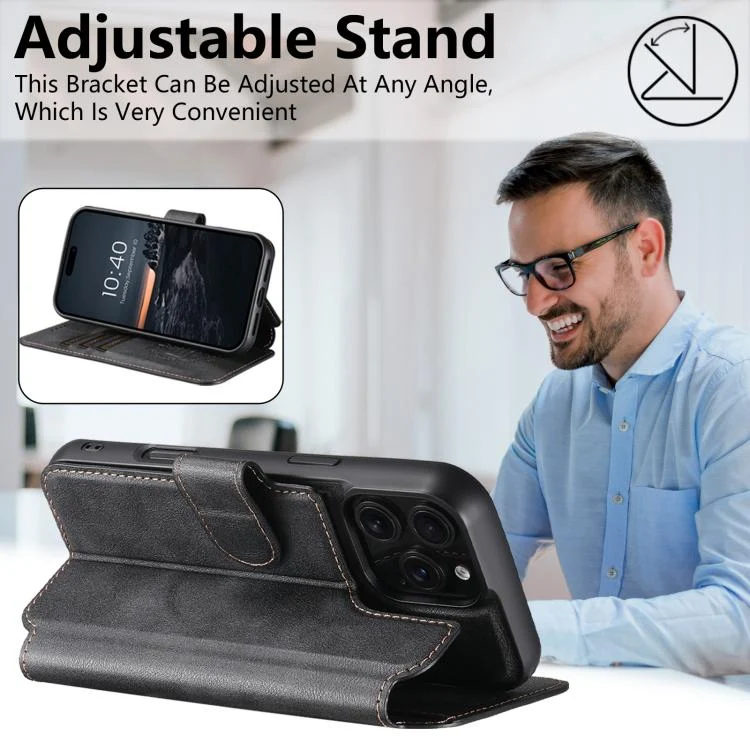 SYA002820007A_3.webp Suteni Q05 2-in-1 Multi-function Detachable Wallet MagSafe Phone Case, For iPhone 15 Plus, For iPhone 15, For iPhone 14 Plus, For iPhone 14, For iPhone 14 Pro, For iPhone 14 Pro Max - Image 5
