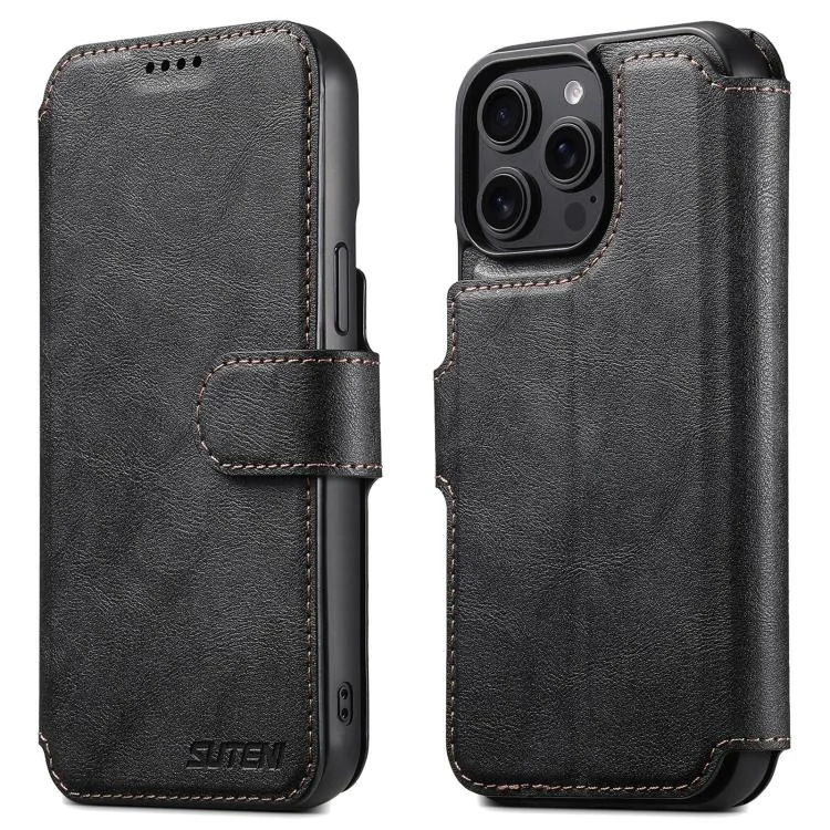 Suteni Q05 2-in-1 Multi-function Detachable Wallet MagSafe Phone Case, For iPhone 13 Pro Max, For iPhone 13 Pro, For iPhone 13, For iPhone 12, For iPhone 12 Pro Max, For iPhone 12 Pro