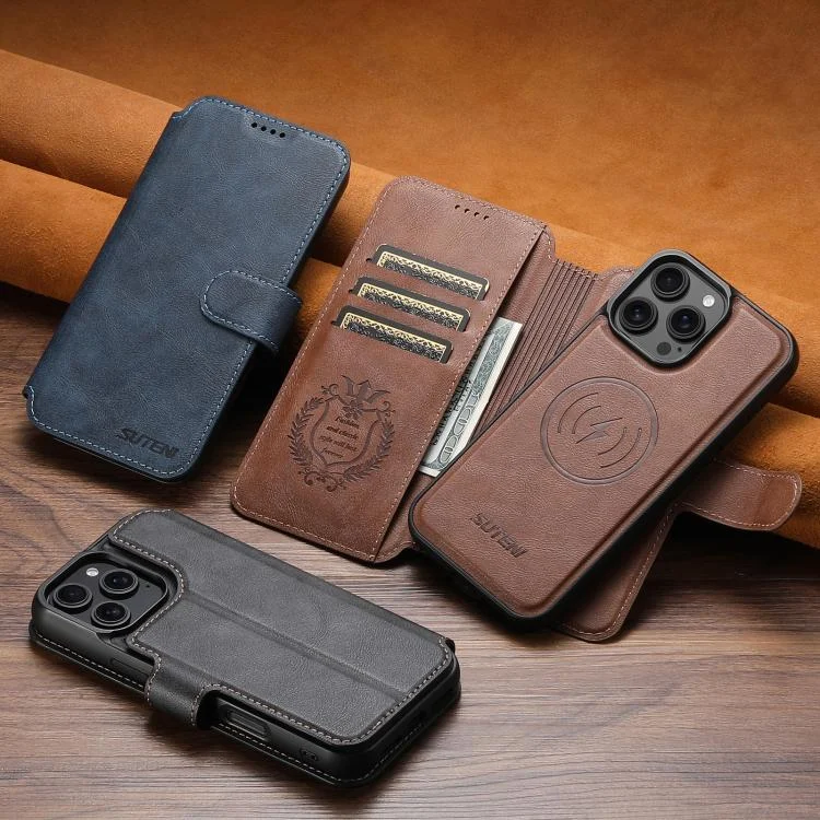 SYA0028200_B1.webp Suteni Q05 2-in-1 Multi-function Detachable Wallet MagSafe Phone Case, For iPhone 15 Plus, For iPhone 15, For iPhone 14 Plus, For iPhone 14, For iPhone 14 Pro, For iPhone 14 Pro Max - Image 2
