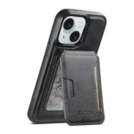 Suteni M3 Card Bag MagSafe Cowhide Texture Leather Phone Case, For iPhone 15 Plus, For iPhone 15, For iPhone 14 Plus, For iPhone 14, For iPhone 14 Pro, For iPhone 14 Pro Max