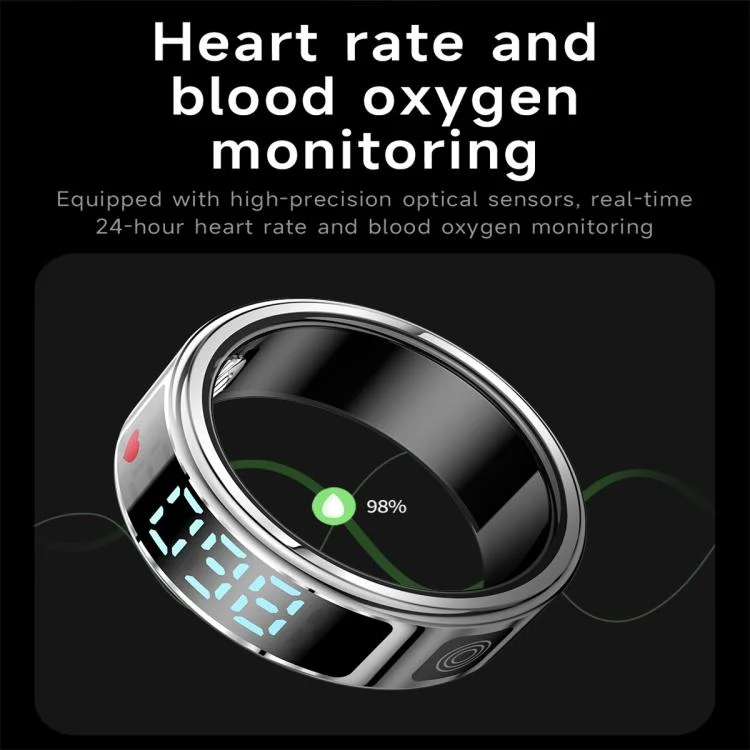 SYA0028233_B4.webp SR08 SIZE 10 Smart Ring, Support Hand Gestures Control / Health Monitoring / Multiple Sports Modes - Image 5