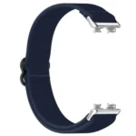 Slide Buckle Nylon Elastic Braided Watch Band - Image 8