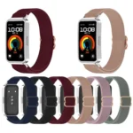 Slide Buckle Nylon Elastic Braided Watch Band - Image 2