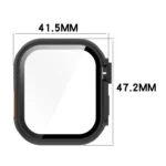 Change to Ultra 49mm Tempered Film Integrated PC Button Watch Case - Image 8