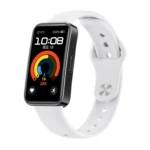 Solid Color Metal Reverse Buckle Flat Silicone Watch Band