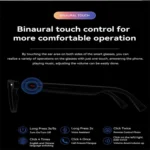 D13 Smart Glasses, Support Bluetooth Call / Bluetooth Music / Remote Control Photo - Image 5