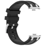 For Redmi Watch 5 / Xiaomi Smart Band 9 Pro Silver Metal Connector Silicone Watch Band - Image 10