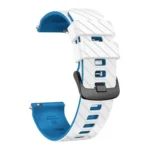22mm Twill Dual Color Silicone Watch Band - Image 6