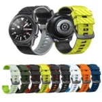 22mm Twill Dual Color Silicone Watch Band - Image 2