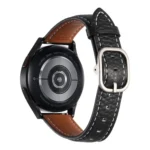 20mm Litchi Texture Square Buckle Genuine Leather Watch Band - Image 7