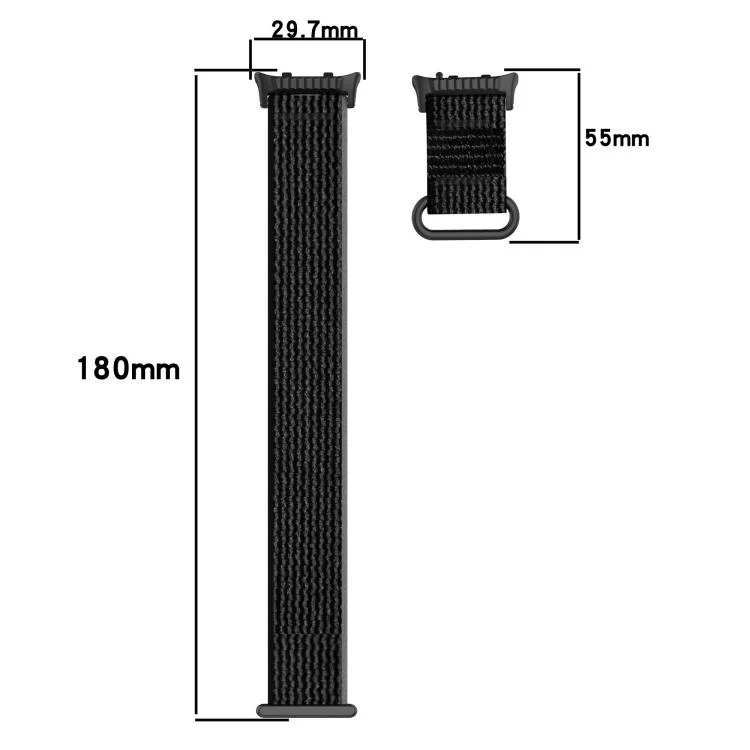 SYA0028493_B4.webp Nylon Loop Hook and Loop Fastener Watch Band - Image 5