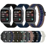 Nylon Elastic Braided Watch Band - Image 2