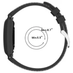 Composite Type Nylon Braided Silicone Watch Band - Image 4