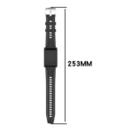 Composite Type Nylon Braided Silicone Watch Band - Image 5