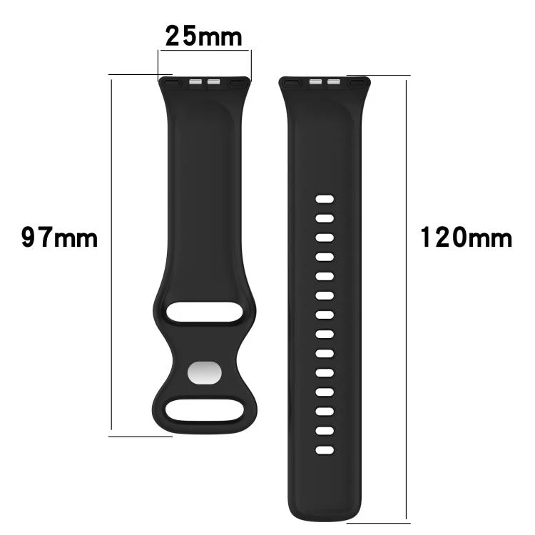 SYA0028533_B4.webp Solid Color Butterfly Buckle Silicone Watch Band - Image 5