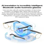 W100B Smart Glasses, Support AI Conversation / AI Intelligent Translation / Bluetooth Call - Image 2