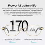 W100B Smart Glasses, Support AI Conversation / AI Intelligent Translation / Bluetooth Call - Image 6