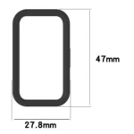 Half Coverage Hollow PC Watch Protective Case - Image 3