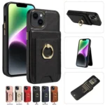 Ring Multifunctional Vertical Flip Wallet Back Cover Leather Phone Case, For iPhone 14, For iPhone 14 Pro, For iPhone 14 Pro Max - Image 6