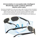 W100C Smart Glasses, Support AI Conversation / AI Intelligent Translation / Bluetooth Call - Image 2
