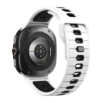 Horizontal Stripes Reverse Buckle Silicone Watch Band - Image 3