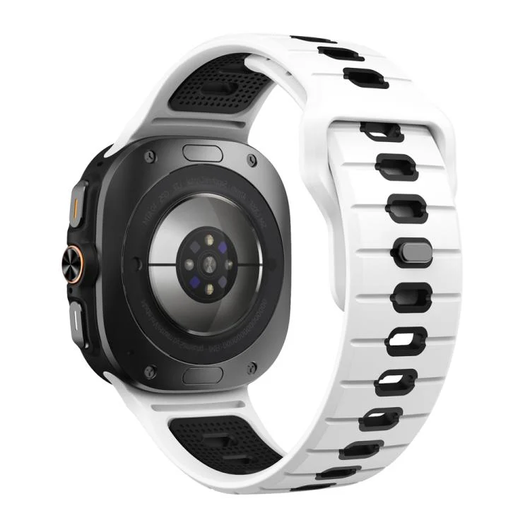 SYA002865401A_1.webp Horizontal Stripes Reverse Buckle Silicone Watch Band - Image 3