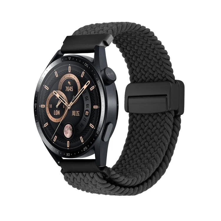 Magnetic Buckle Nylon Braided Watch Band