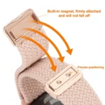 Magnetic Buckle Nylon Braided Watch Band - Image 6