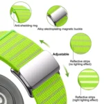 Magnetic Buckle Reflective Nylon Watch Band - Image 3